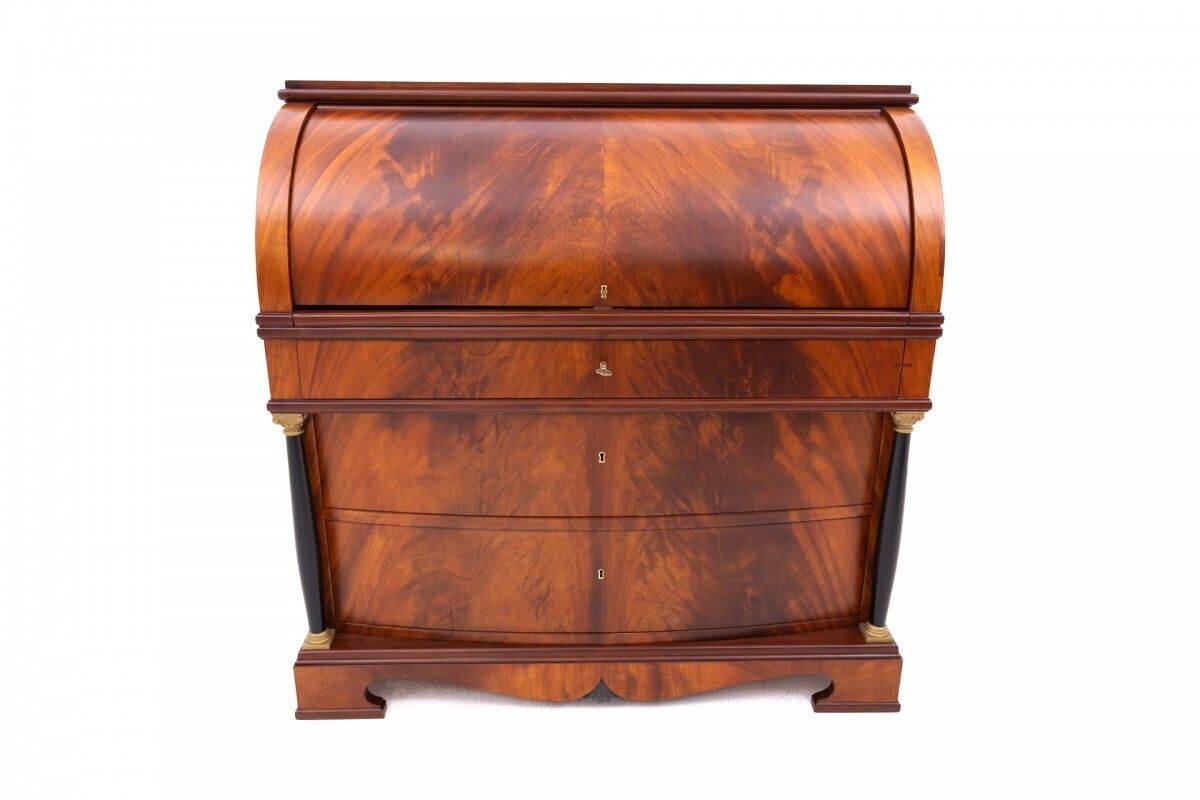 Antique Bureau With Storage Compartments, Northern Europe, Ca. 1880. After Renovation. photo Furniture