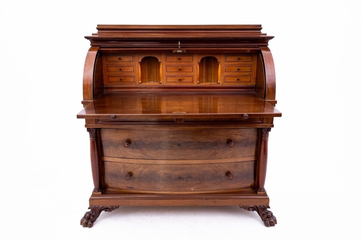 Antique Secretary, Northern Europe, Ca. 1890.