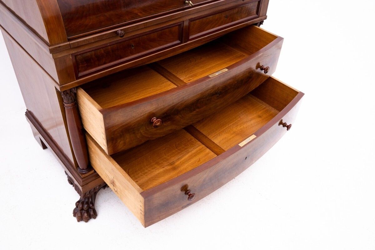 Antique Secretary, Northern Europe, Ca. 1890. photo vintage