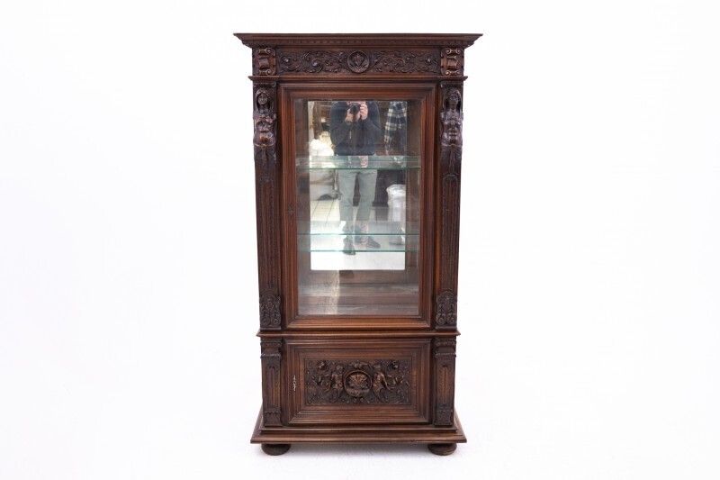 Antique Display Cabinet From Around 1880, France. photo for sale