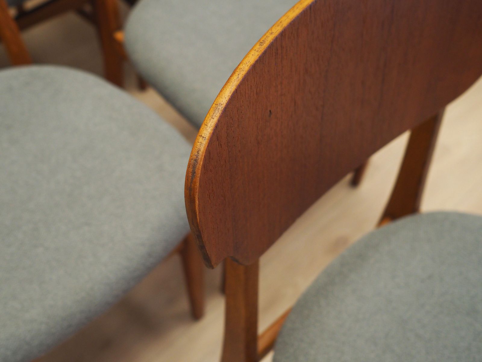 Set Of Six Teak Chairs, Danish Design, 1970s, Production: Denmark photo vinterior