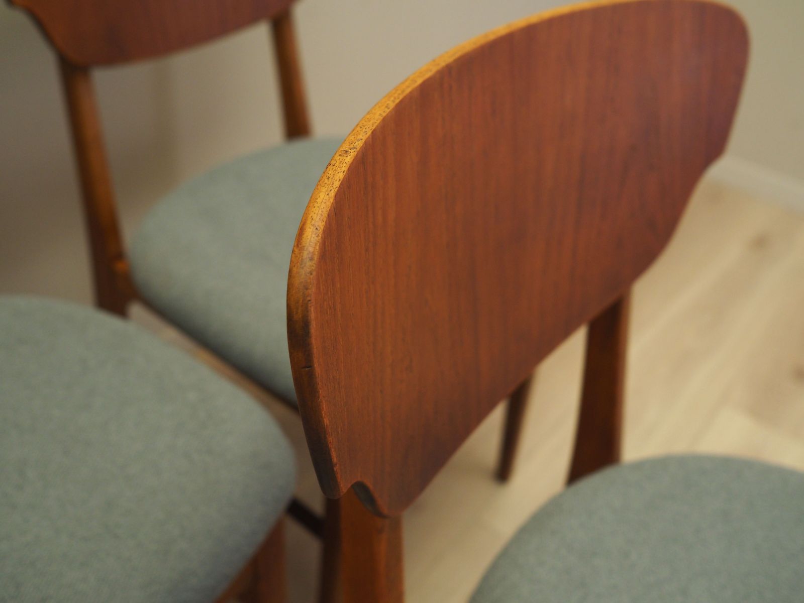 Furniture Set Of Six Teak Chairs, Danish Design, 1970s, Production: Denmark photo