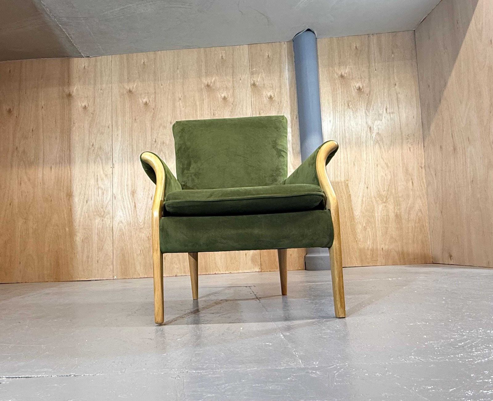 Parker Knoll Beautiful Froxfield Armchair In Forest Green Velvet Fabric.. Fully Refurbished & Restored. photo buy