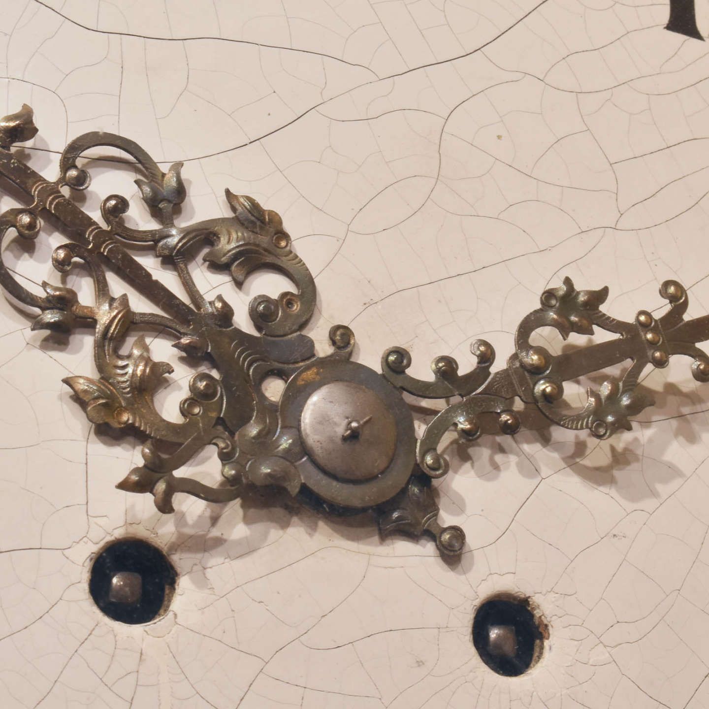 Giltwood Cartel Clock, 1800s, Antique photo for sale