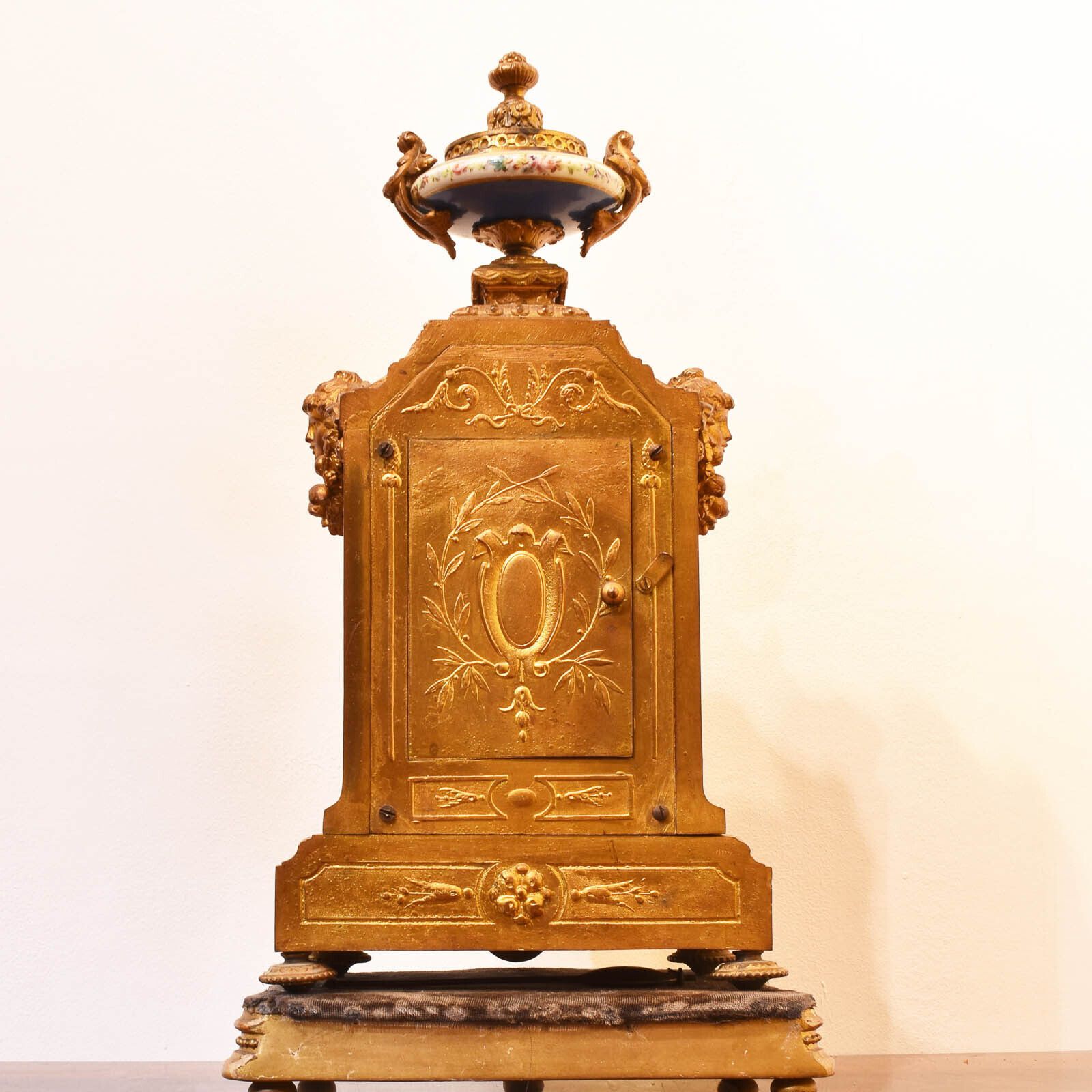Sevres Panelled Clock With Garnitures photo 1995.0