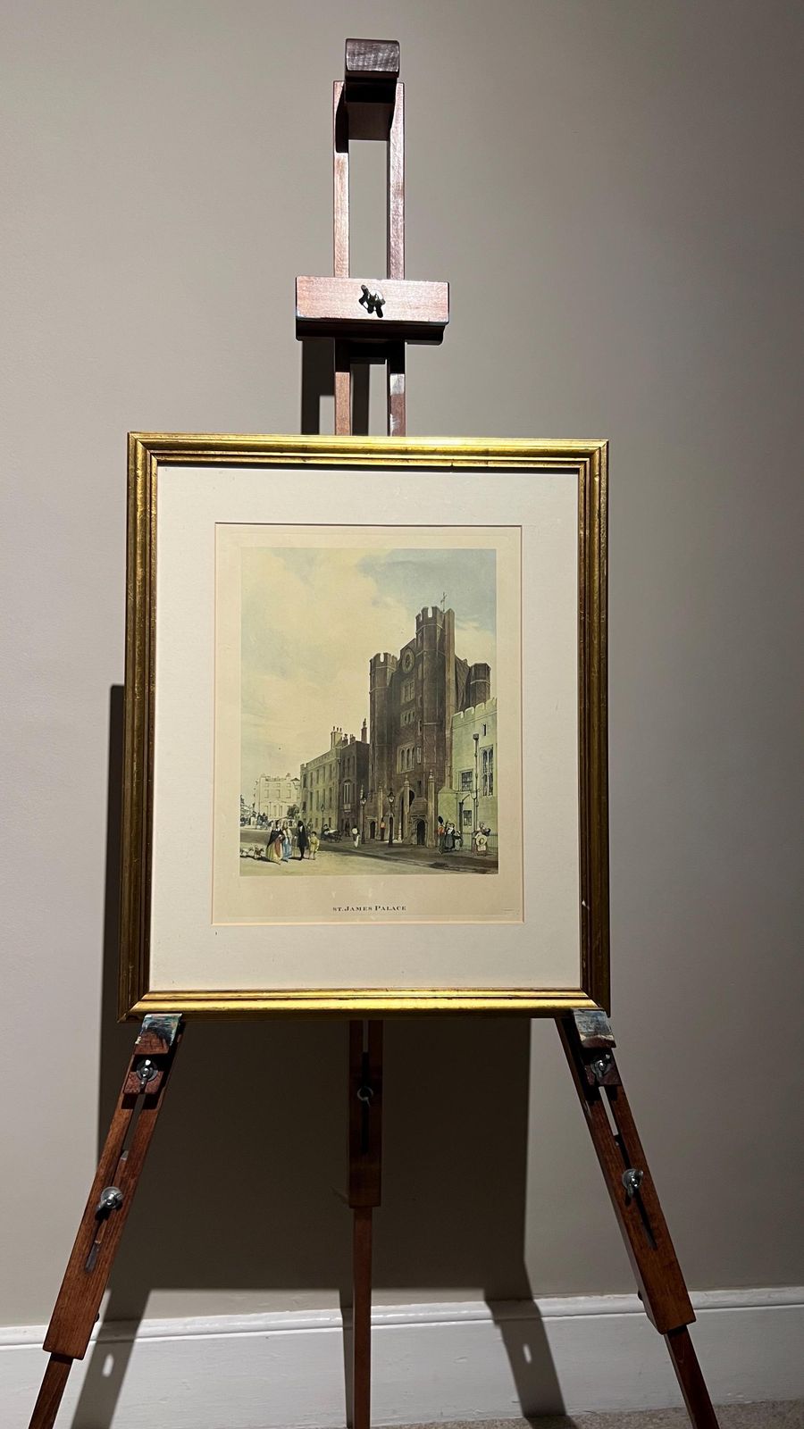 Framed Reproduction Of Thomas Shotter Boys’s St. James’s Palace Lithograph