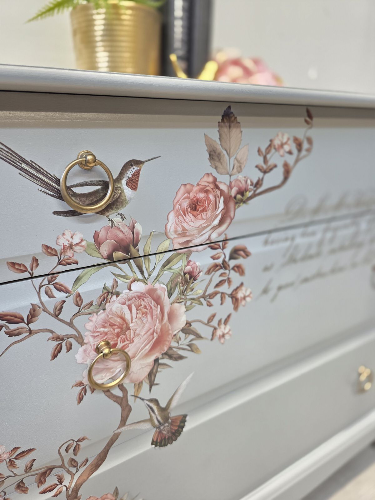 Stag Minstrel Grey Chest Of Drawers photo for sale