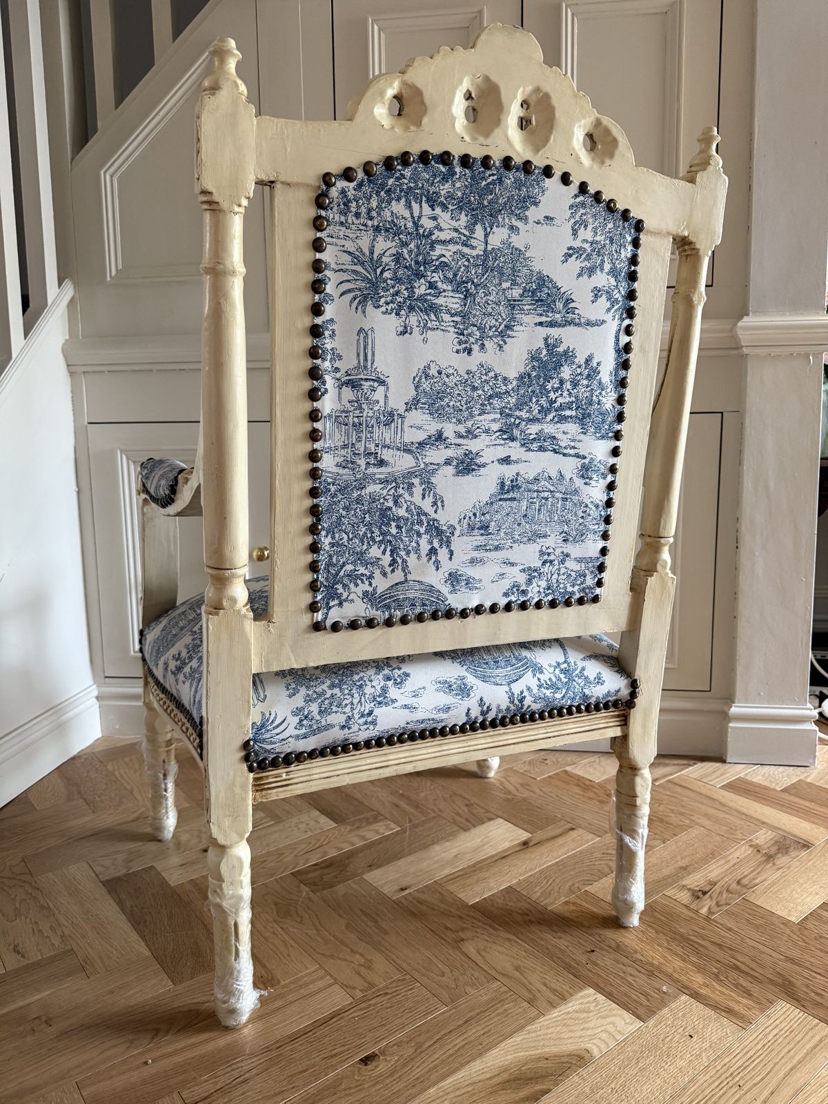 Beautiful French Empire Style Bedroom Chair photo for sale
