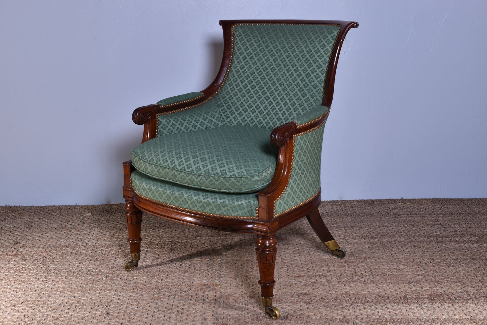 William IV Bergère Armchair, 1800s