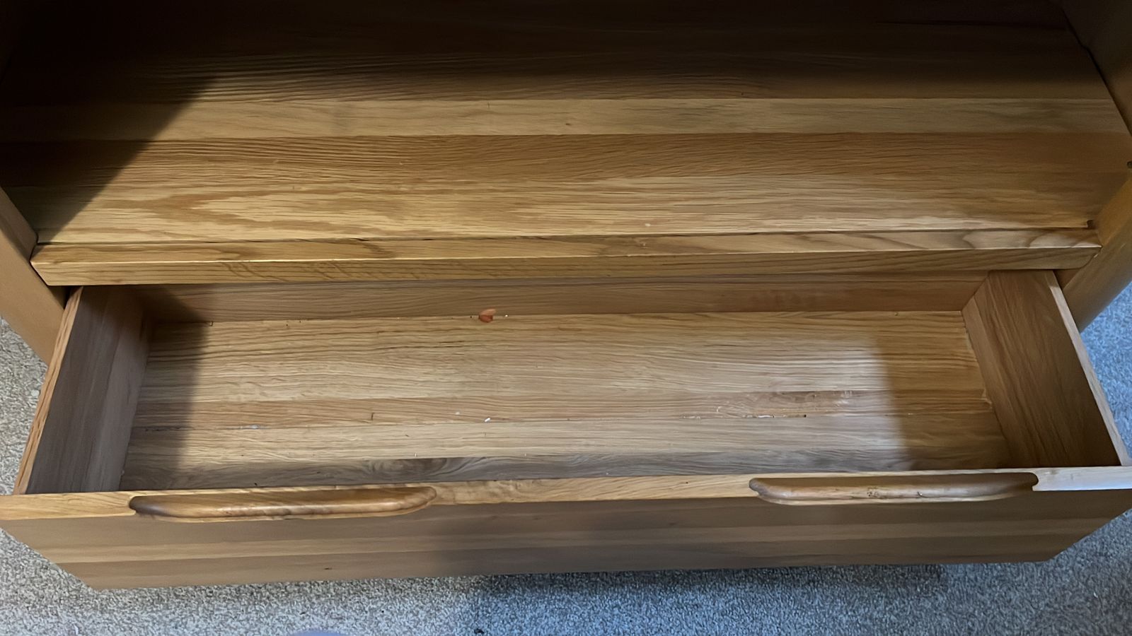Oak Furnitureland Corner Tv Unit – Excellent Condition