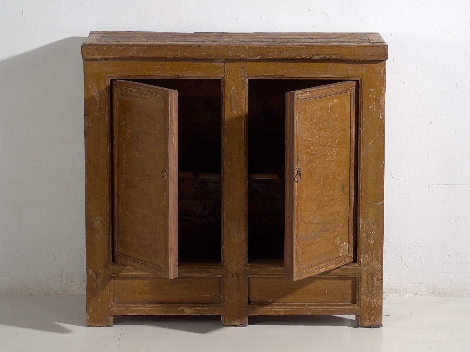 photo for sale Antique Cabinet With Ochre Patina (C.1900) #11