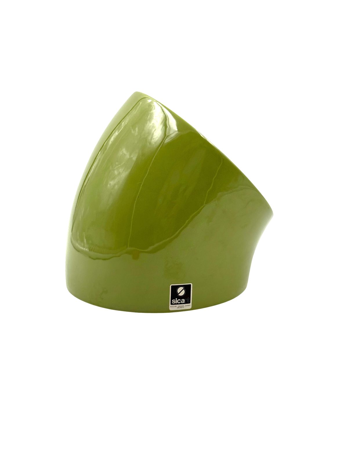 Home Decor Space Age Set Of 2 Green Ceramic Vide Poche, Sicart Italy Ca. 1970 photo