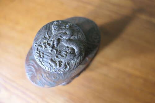 19th Century Antique Japanese Silver Plated Tea Caddy photo Home Decor