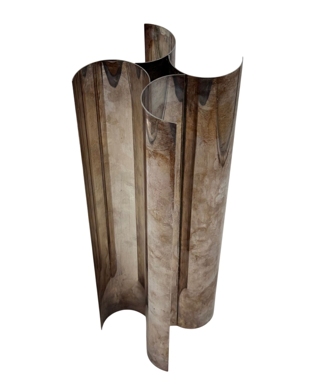 Christian Dior, Silver Plated Solifleur Sculptural Vase, Dior France 1980s photo 1000.0