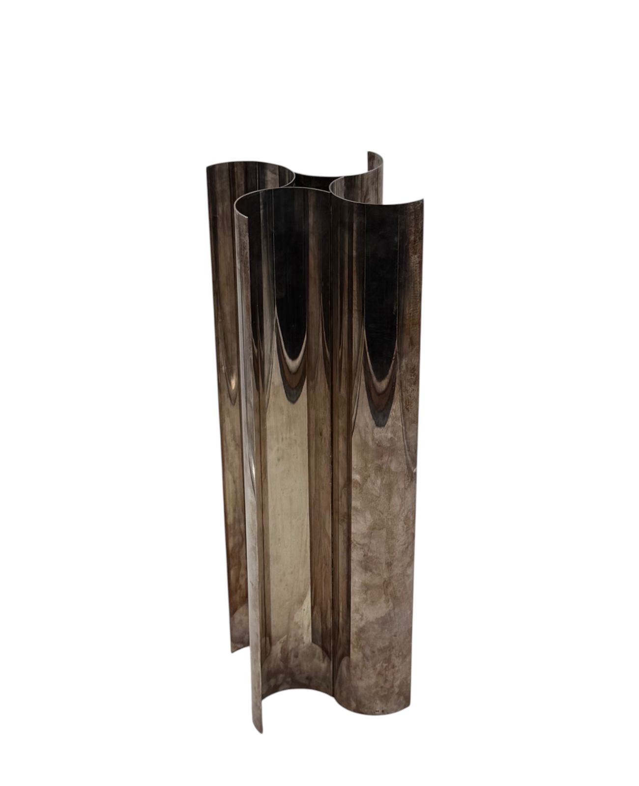 photo buy Christian Dior, Silver Plated Solifleur Sculptural Vase, Dior France 1980s