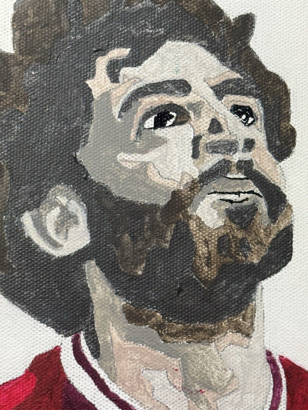 Professional Footballer Liverpool Fc Mohamed Salah Oil Painting photo 4750.0