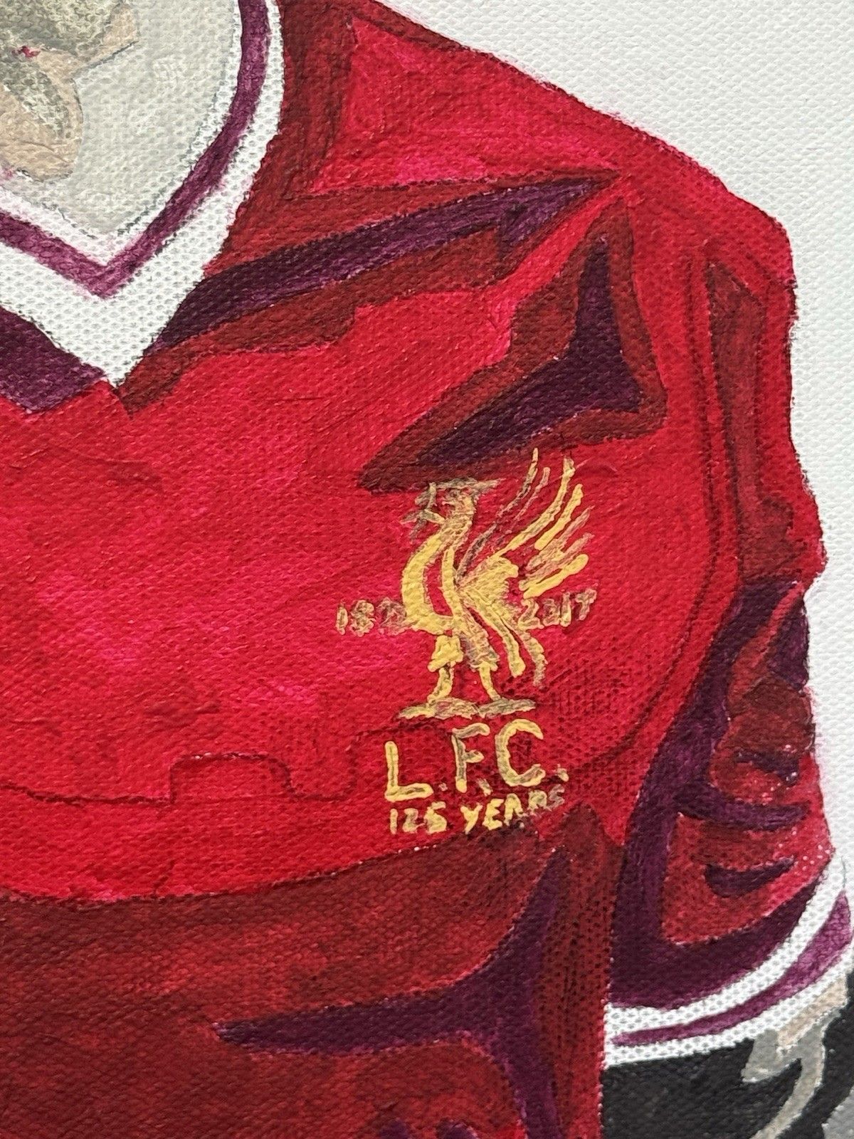 Professional Footballer Liverpool Fc Mohamed Salah Oil Painting photo buy