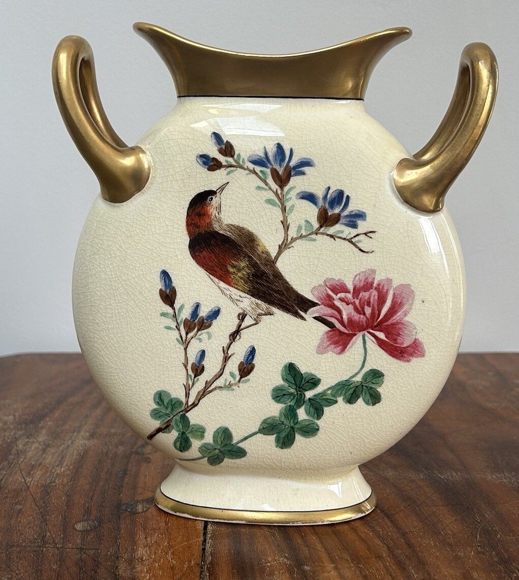 Wedgwood Moonflask Style Twin Handle Vase Mid 19th Century Rare