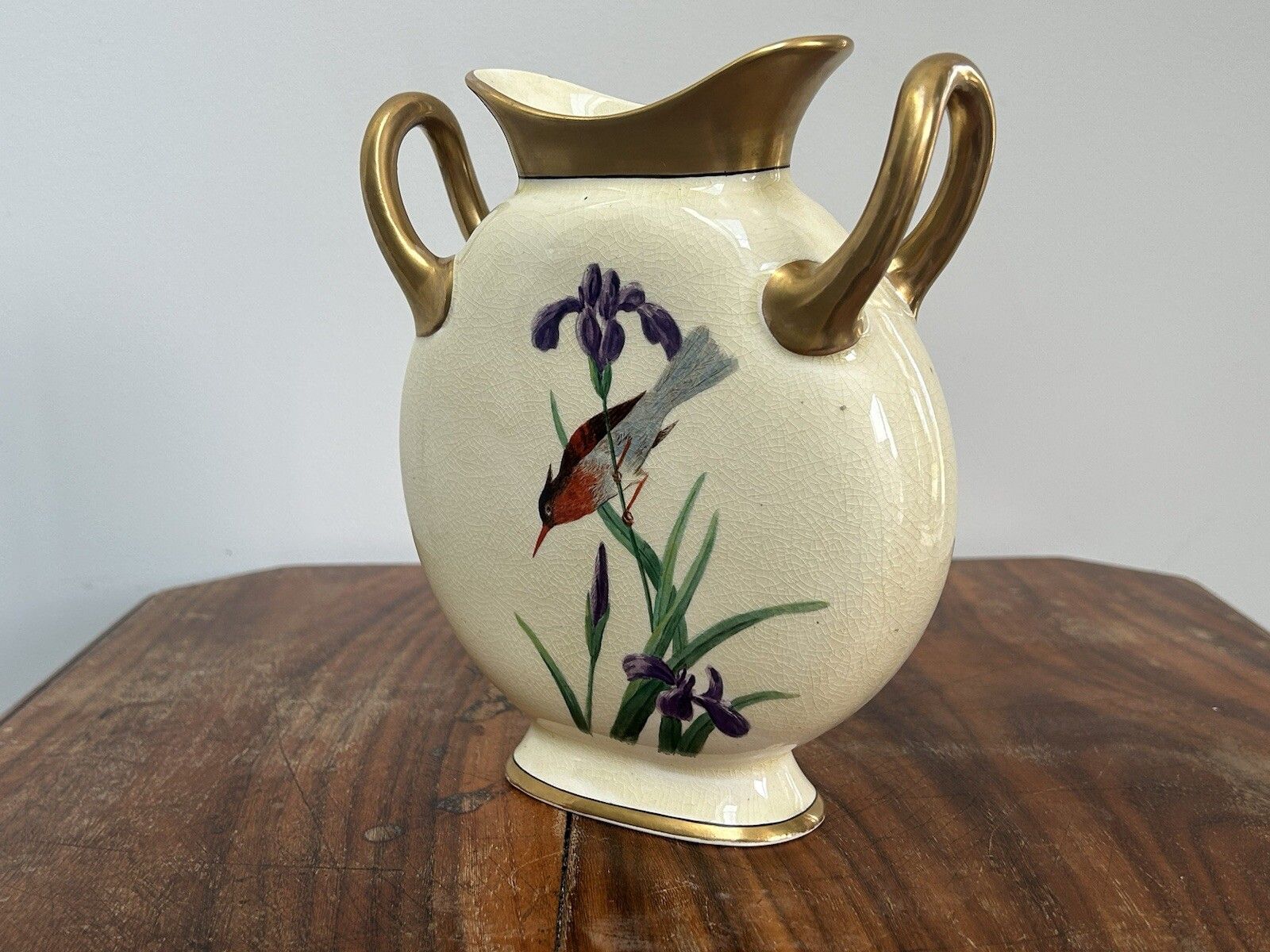 Wedgwood Moonflask Style Twin Handle Vase Mid 19th Century Rare photo 599.0
