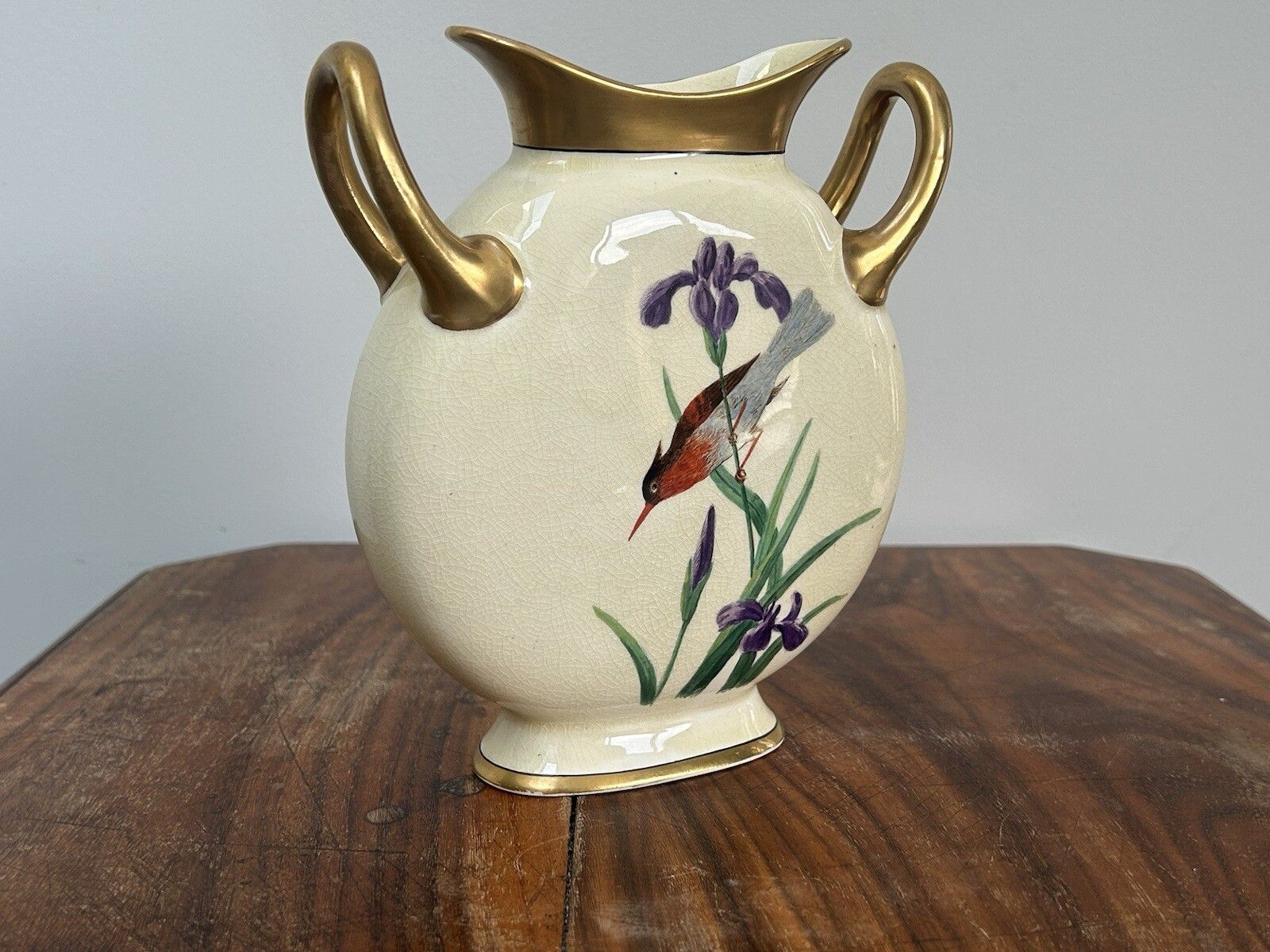 photo furniture Wedgwood Moonflask Style Twin Handle Vase Mid 19th Century Rare