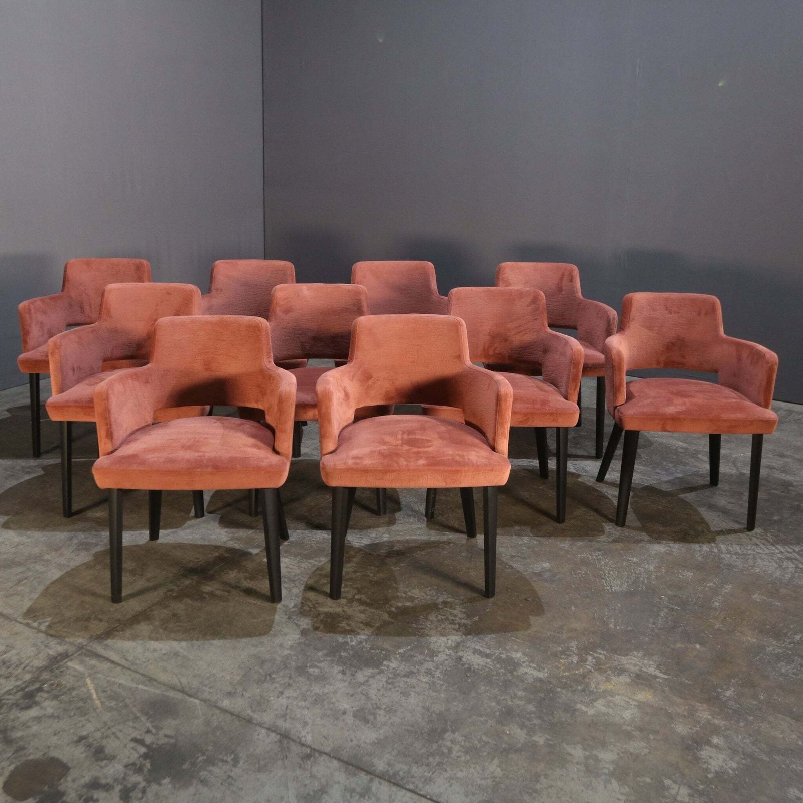 Gallotti & Radice Thea Queen Armchair By Pinuccio Borgonovo, Set Of Six photo vinterior