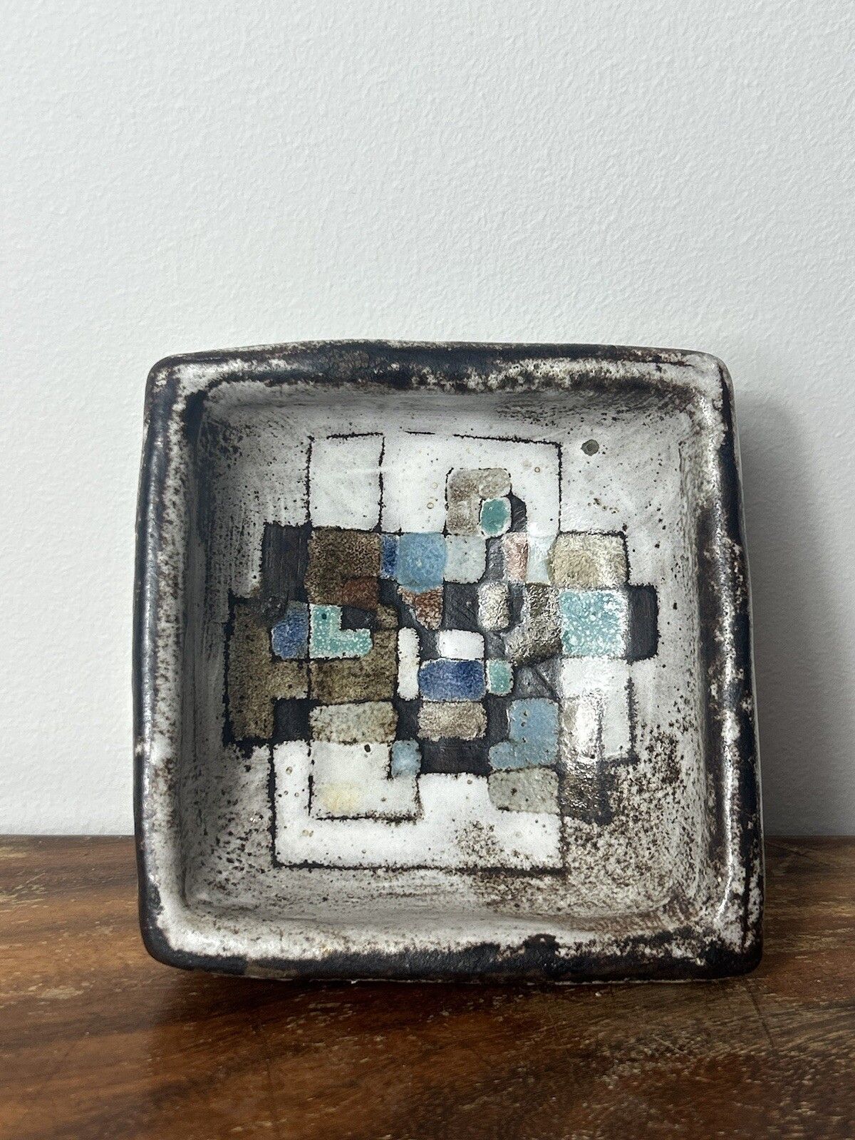 Paul Quéré Le Minotaure Vallauris Tray Vide Poche Ceramic France Art Deco photo furniture