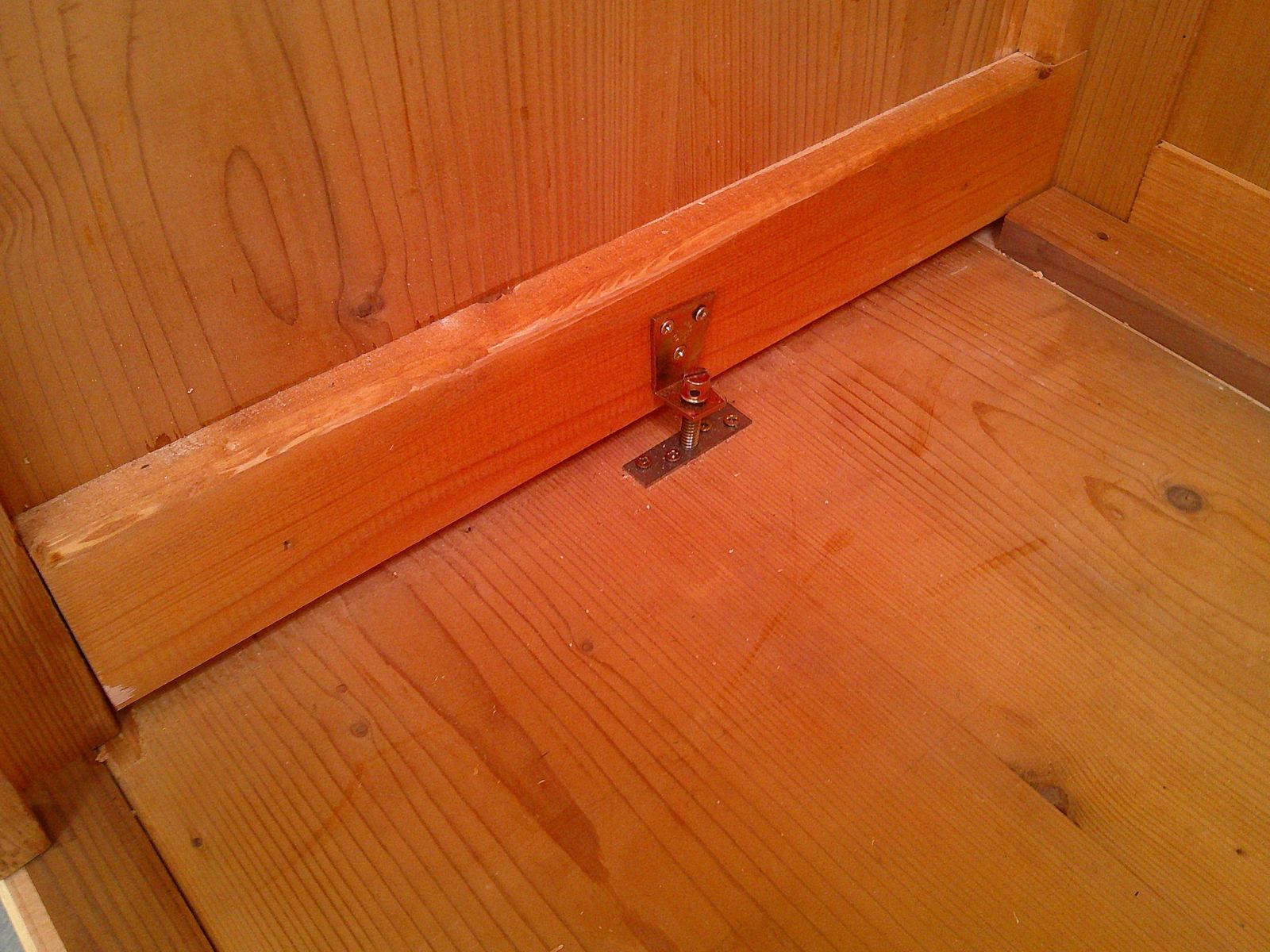 A Super Antique Pine 1 Panel Knockdown Wardrobe To Wax/Paint photo for sale
