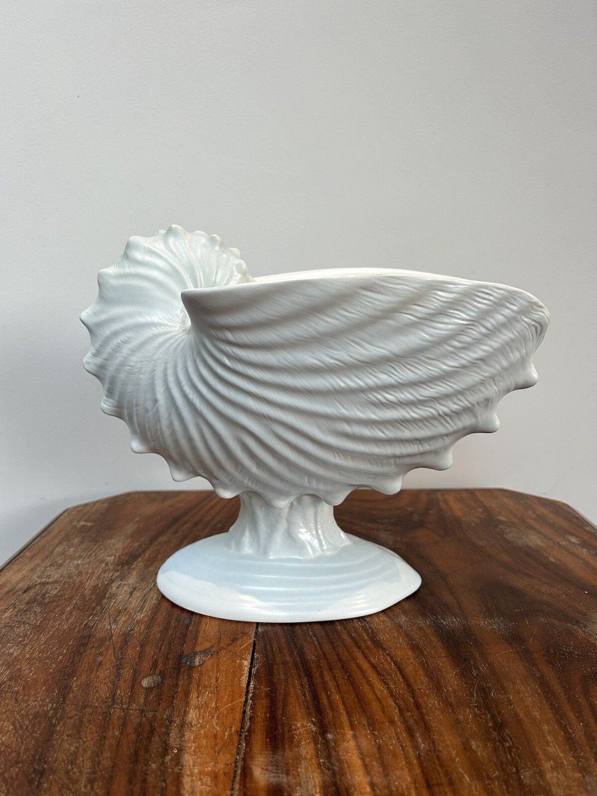 Wedgwood Nautilius Shell Tureen Centerpiece Compote Light Blue Moonstone