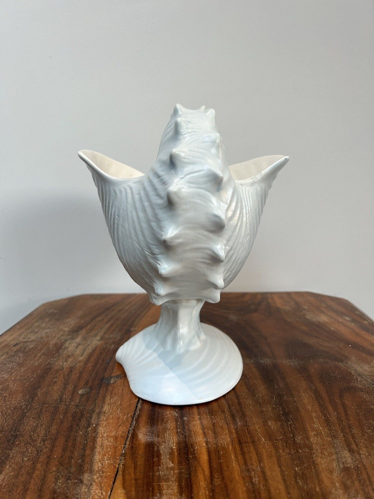 Wedgwood Nautilius Shell Tureen Centerpiece Compote Light Blue Moonstone photo vinterior