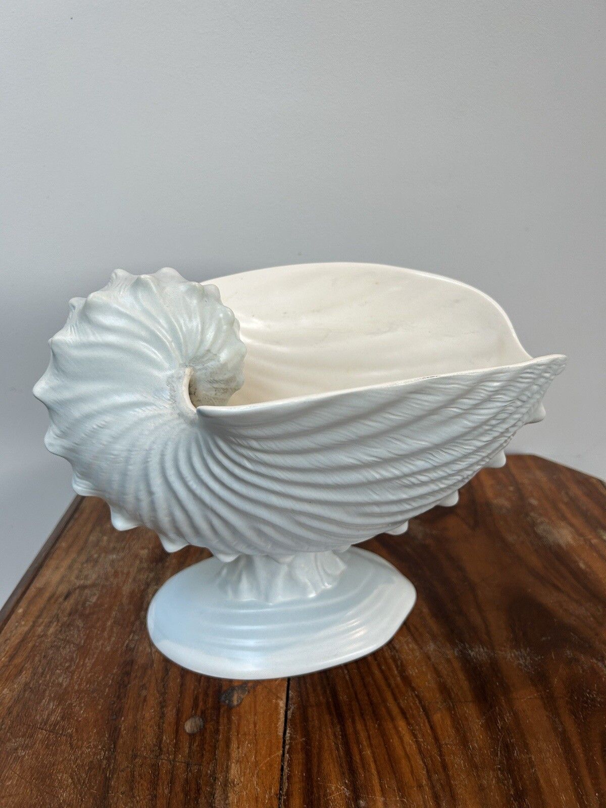 Wedgwood Nautilius Shell Tureen Centerpiece Compote Light Blue Moonstone photo buy
