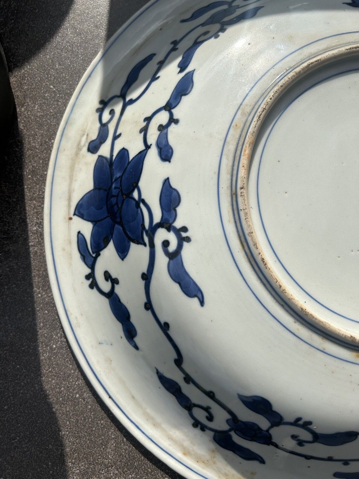 95.0 Japanese Imari Charger Shallow Bowl 37cm Japanese Porcelain Dish photo
