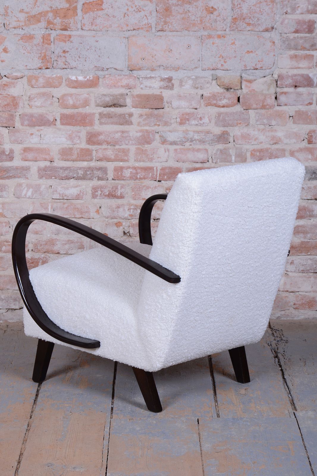 photo buy Restored Art Deco Armchairs, By J. Halabala, Up Závody, Model C, Czech, 1940s