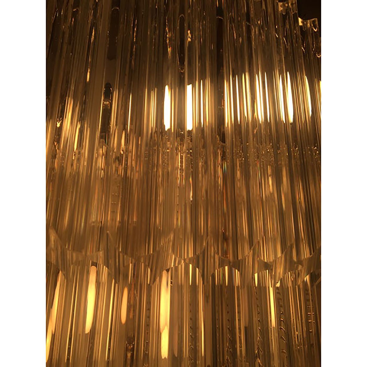 Murano Glass Sputnik Quadriedro Spyral Italian Chandelier photo for sale