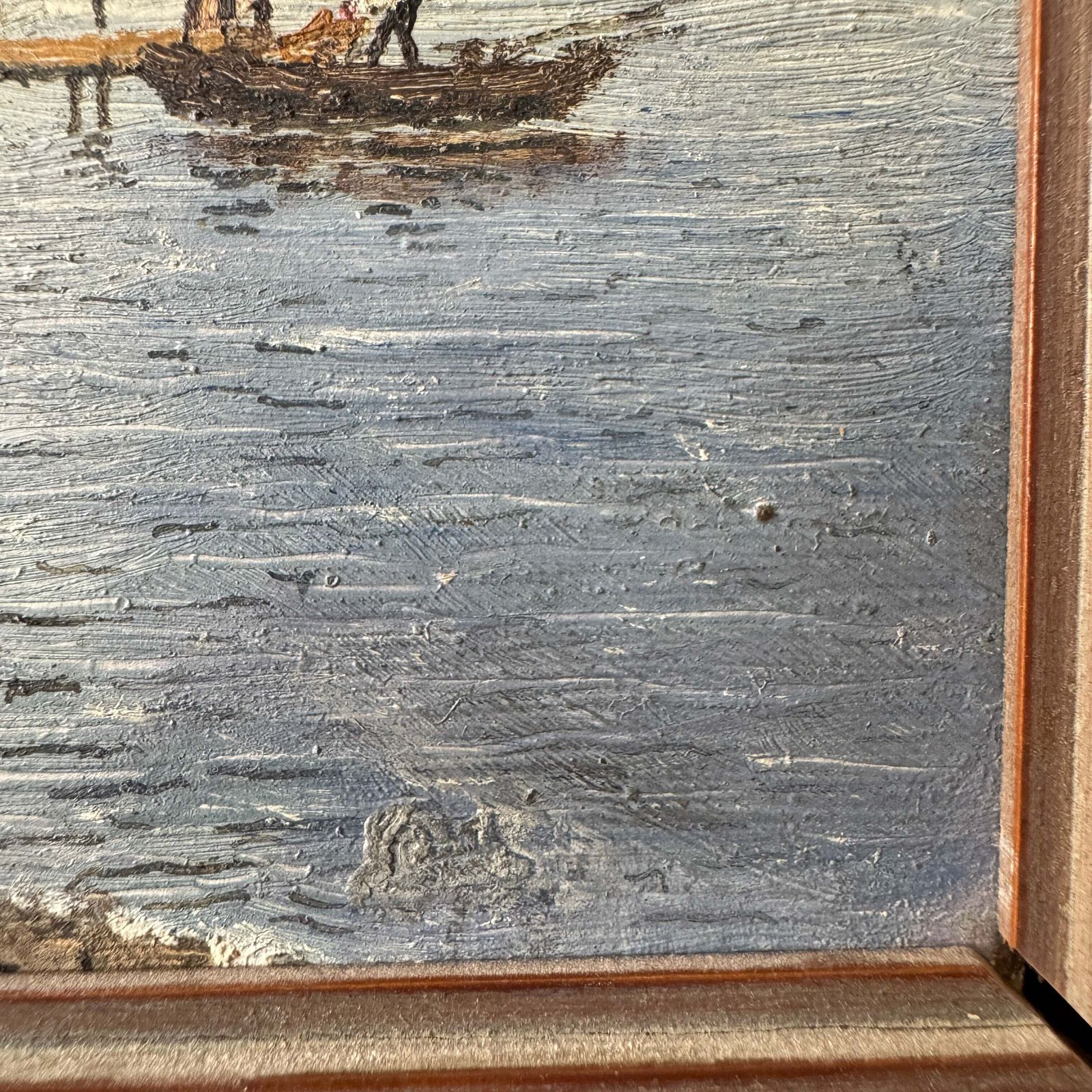 Fjällbacka. Swedish Oil Painting Early 1900s. photo Art
