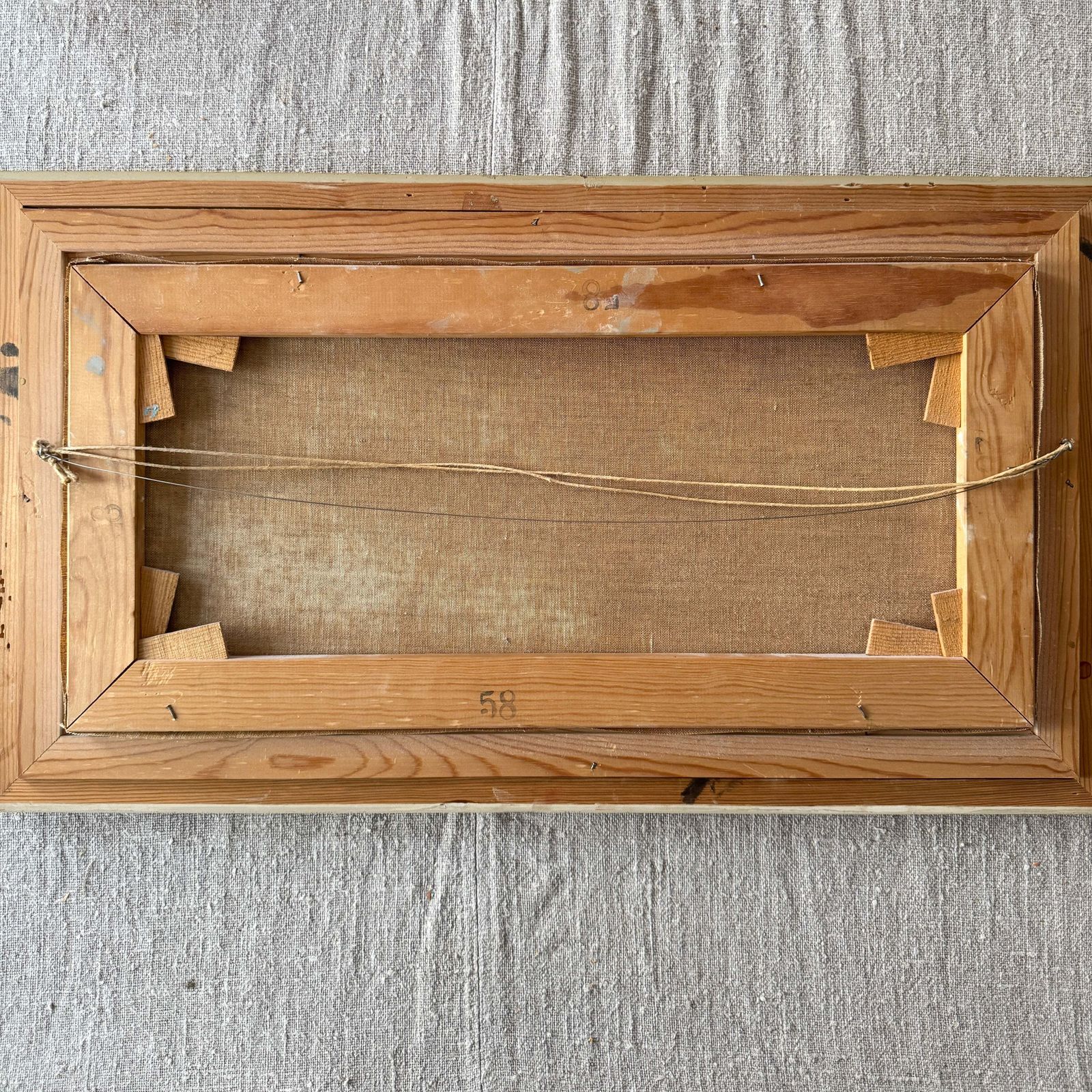 The Framed Within. Vintage Danish Oil Painting. photo 302.0