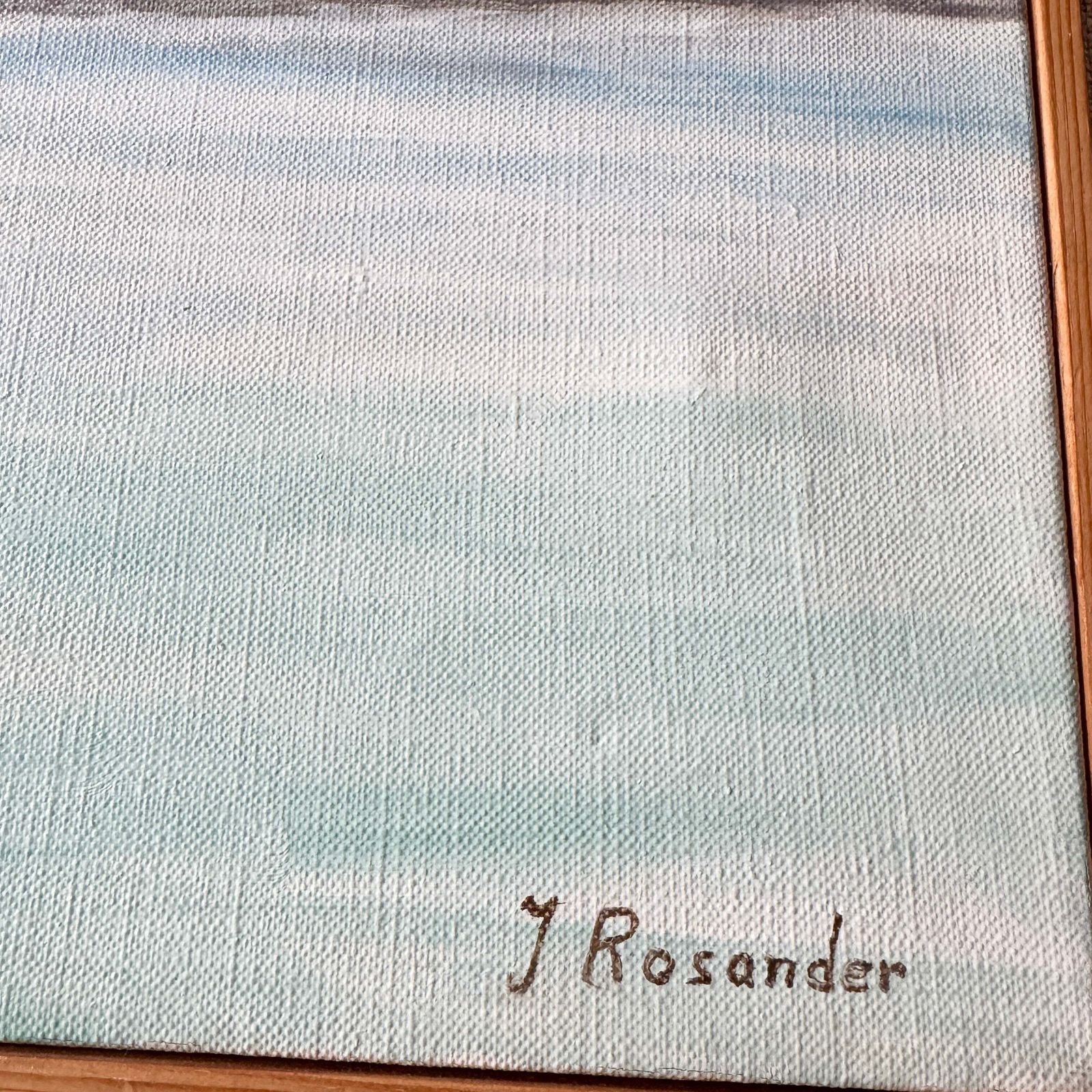Offshore Memory. Vintage Swedish Oil Painting. photo Art