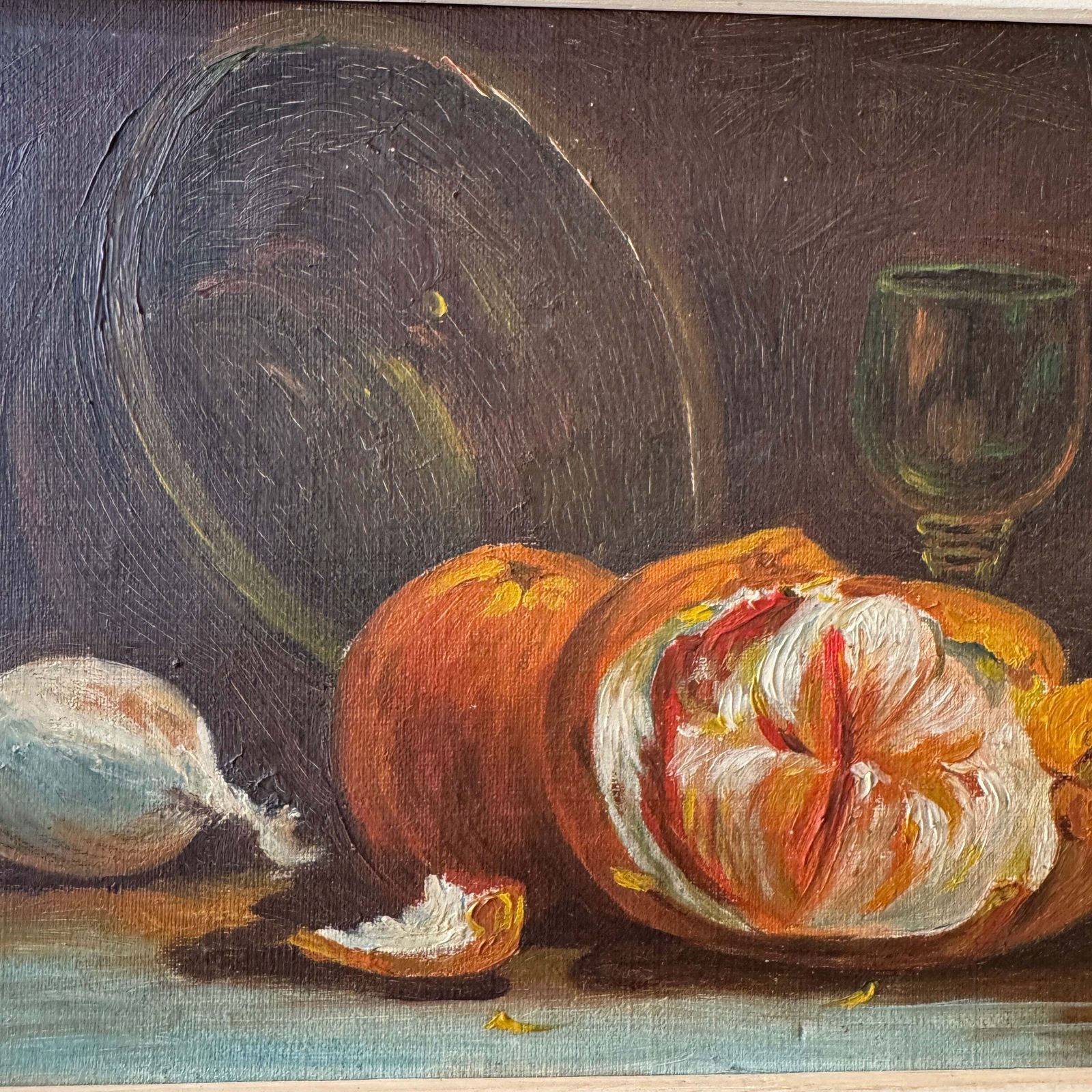 Amber Still Life 1904. Antique Oil Painting. photo for sale