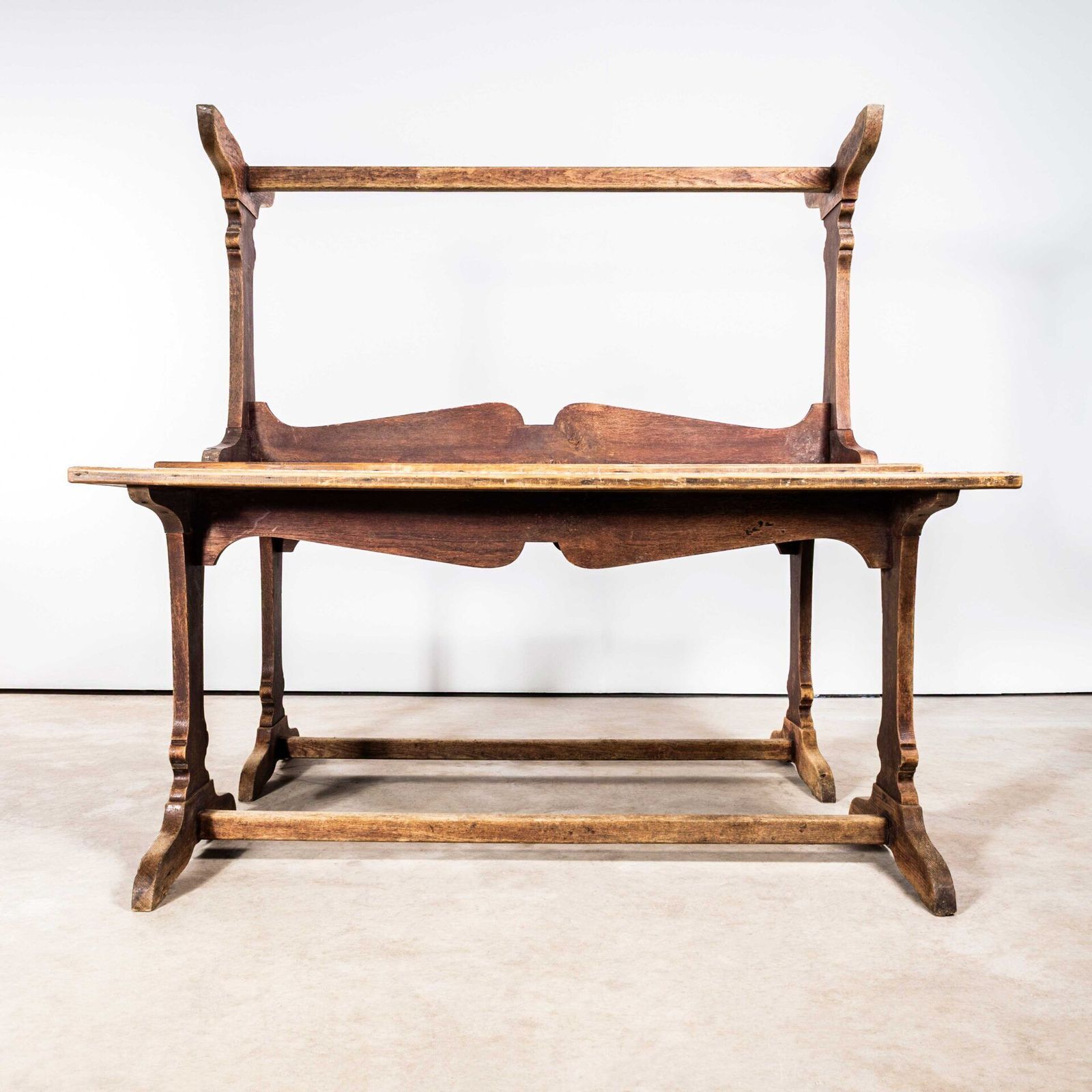 1920’s Original French Café Tables – Speckled Tops photo furniture