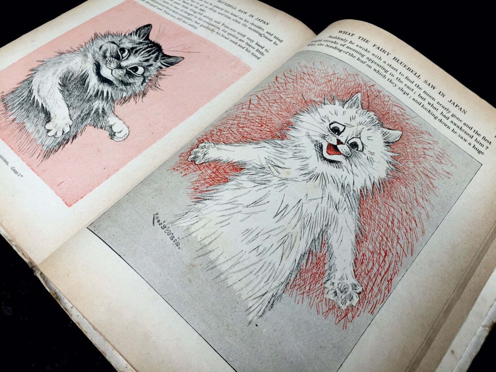 549.0 Antique Louis Wain's (Artist) Original Annual Book From 1921 / Art Deco photo