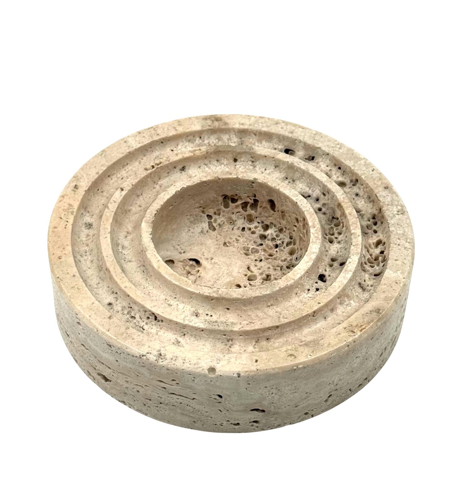 350.0 Travertine Vide Poche / Ashtray, Cerri Nestore, Italy, 1970s photo