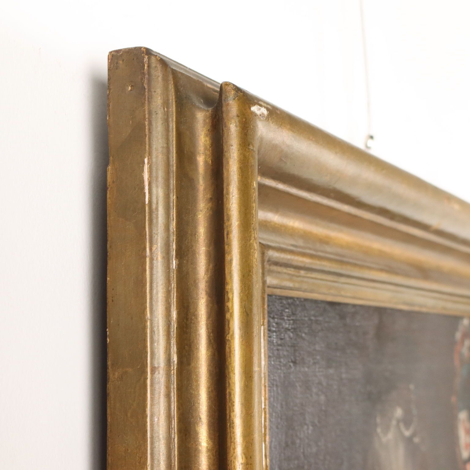 photo furniture Portrait Of A Noblewoman Antique Painting Oil On Canvas XVIII Century
