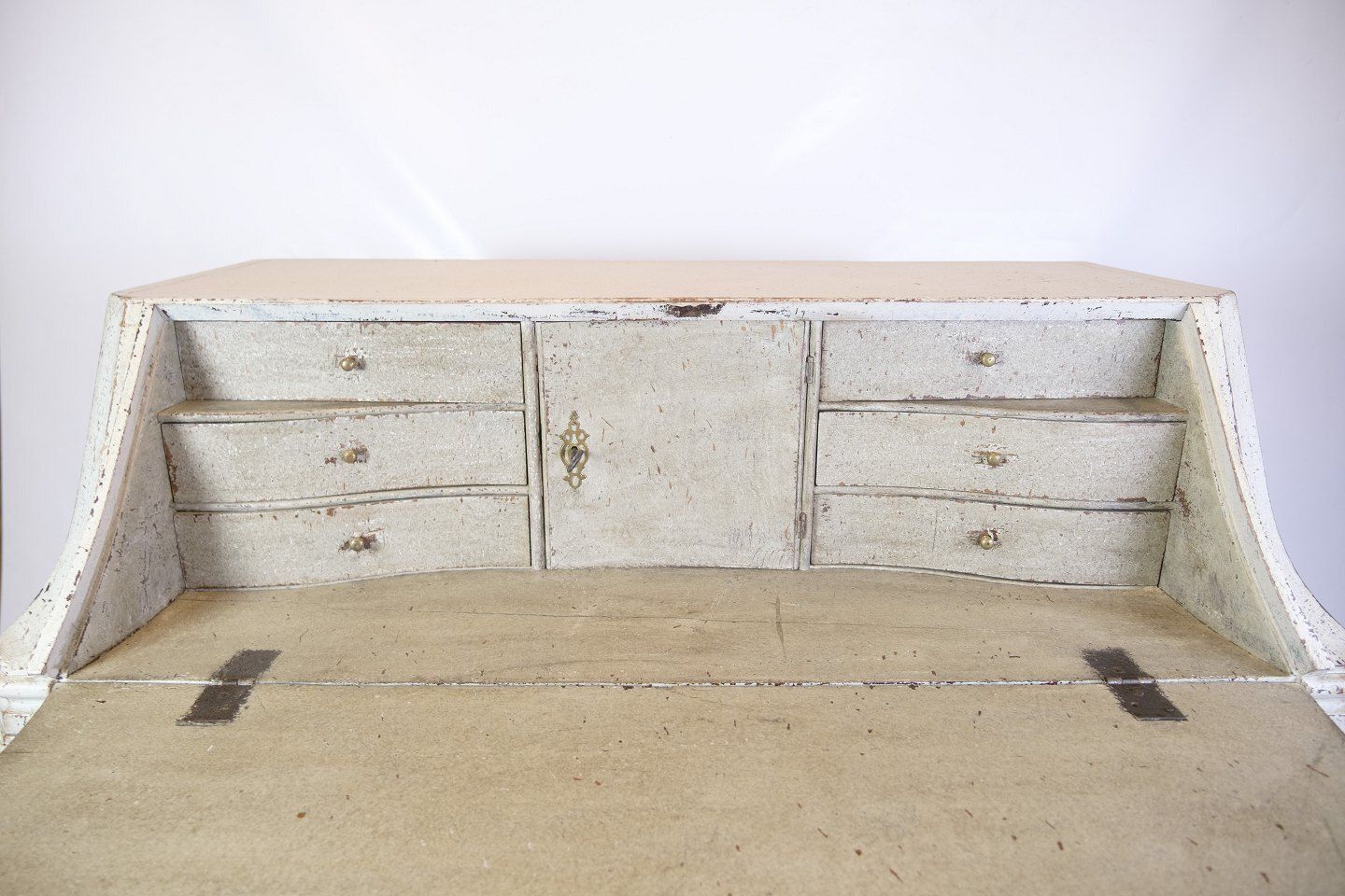 Gustavian Grey Painted Chatol With Four Drawers  From 1790s photo 4090.0