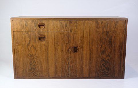Wall Hung Chest Of Drawers In Rosewood, Danish Design From 1960s