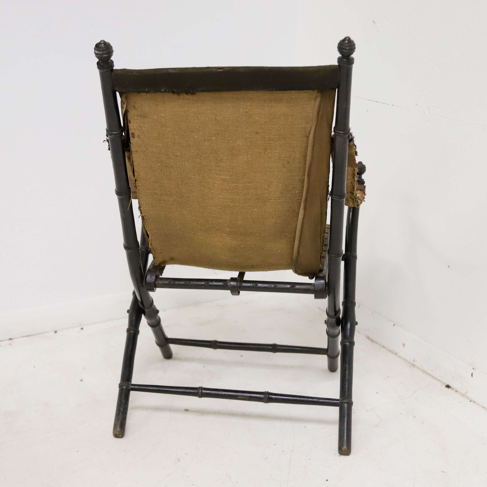 Furniture Antique French Louis Philippe I (1830 1848) Ladies Campaign Folding Chair photo