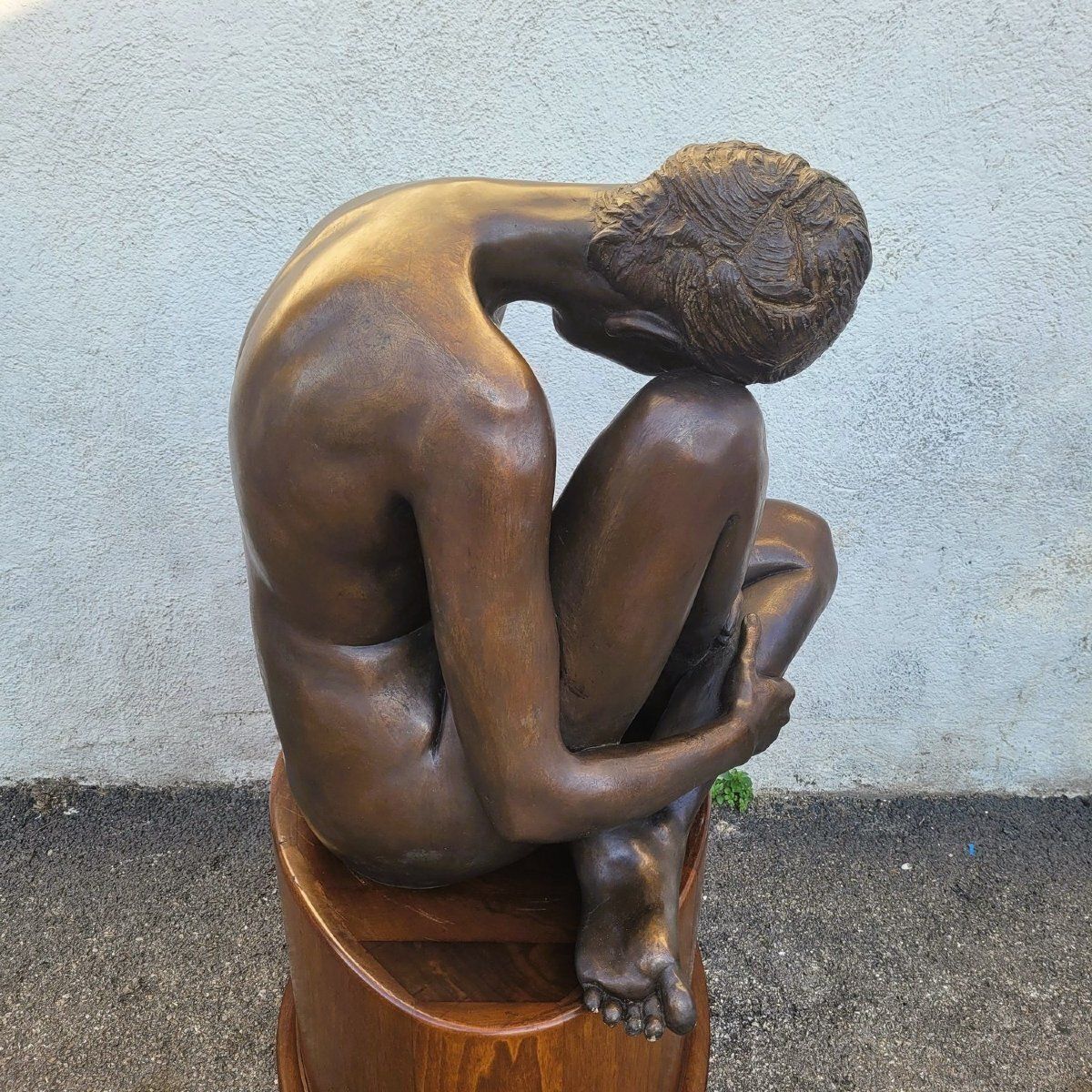 M Ventura, Nude Of A Woman, Signed Bronze, Late 20th Century photo vintage