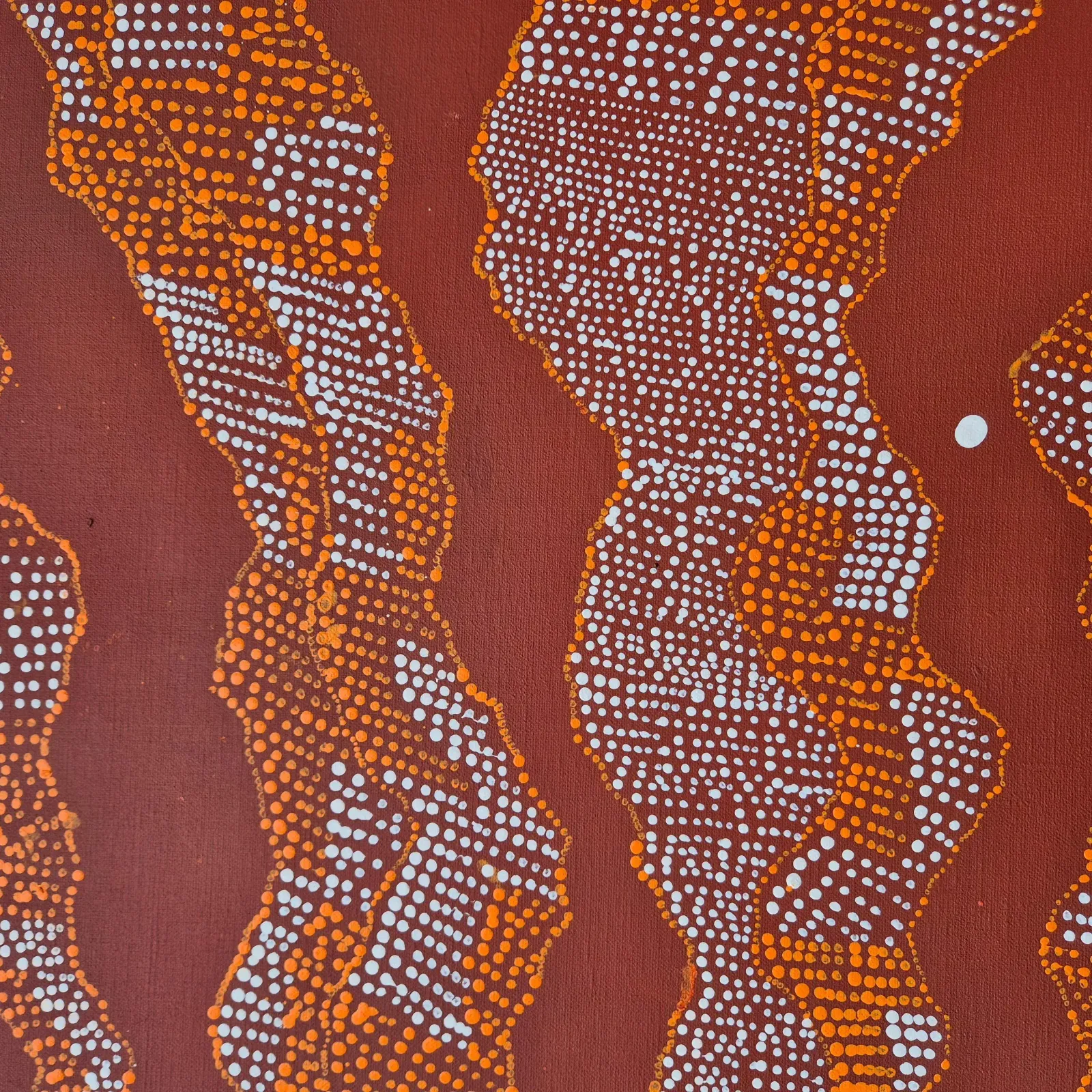 Julie Nangala Robertson, Ngapa Jukurrpa, Acrylic On Canvas, 2015 photo buy
