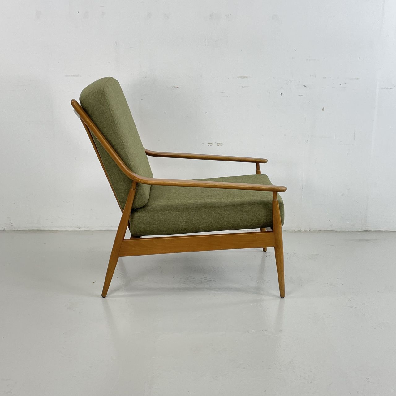 1960s Lounge Chair By Scandart In Green photo vinterior