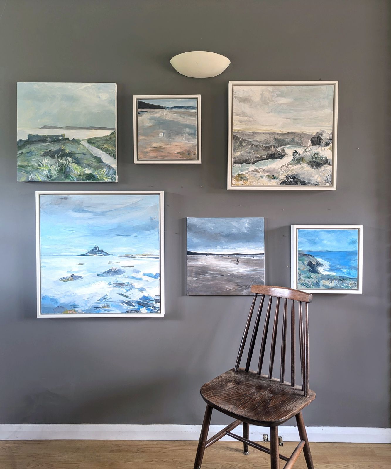Art The Hidden Cove, Oil Painting photo