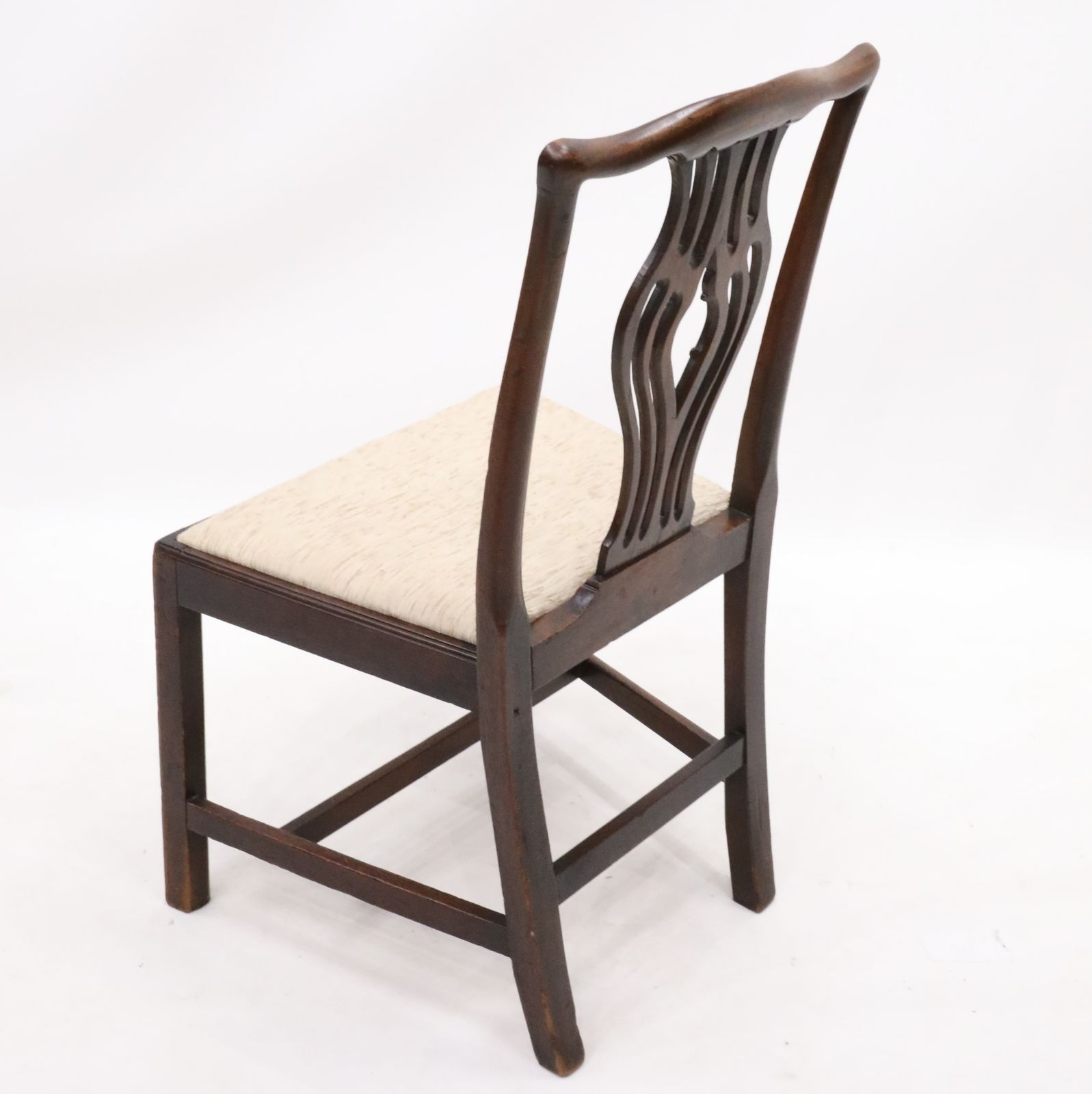 2 Oak Georgian Dining Hall Bedroom Chairs Drop In Seat Free Uk Delivery photo Furniture