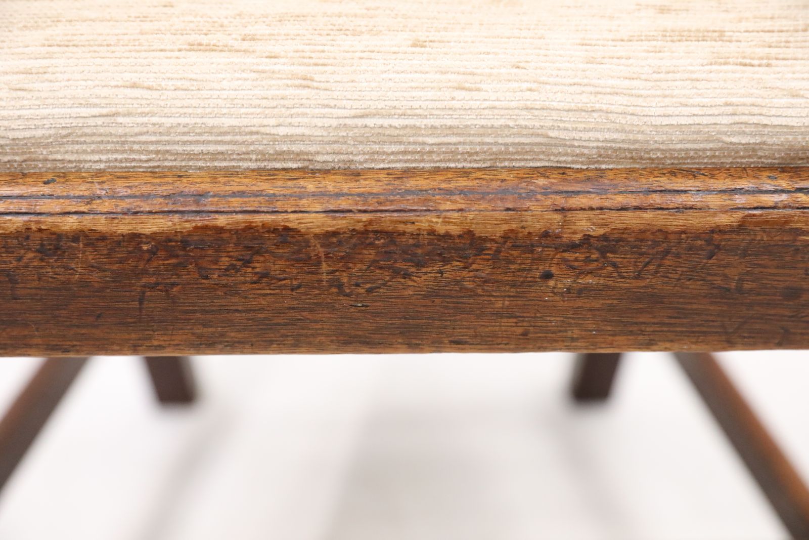 photo vinterior 2 Oak Georgian Dining Hall Bedroom Chairs Drop In Seat Free Uk Delivery